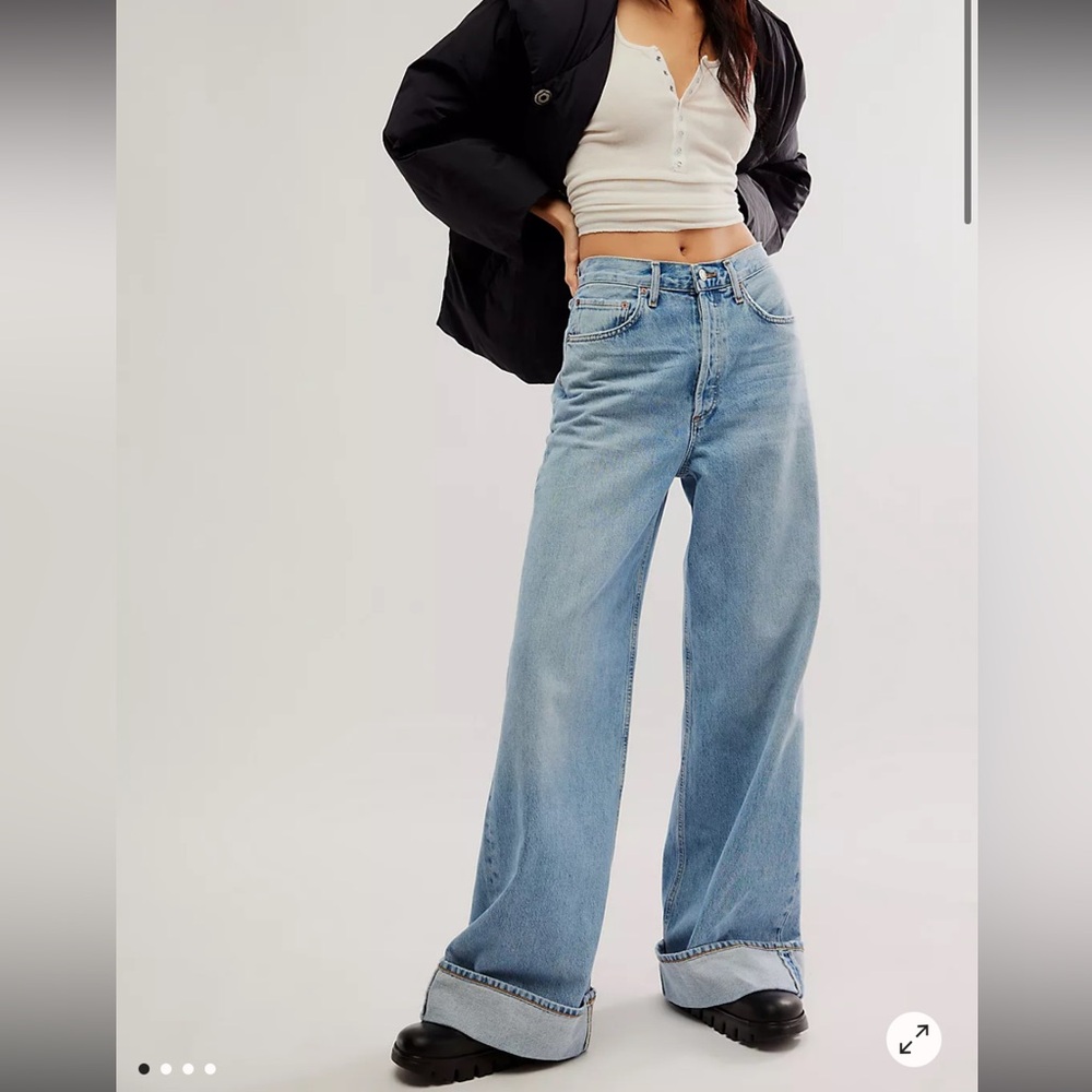 Agolde Dame Cuff Jeans
